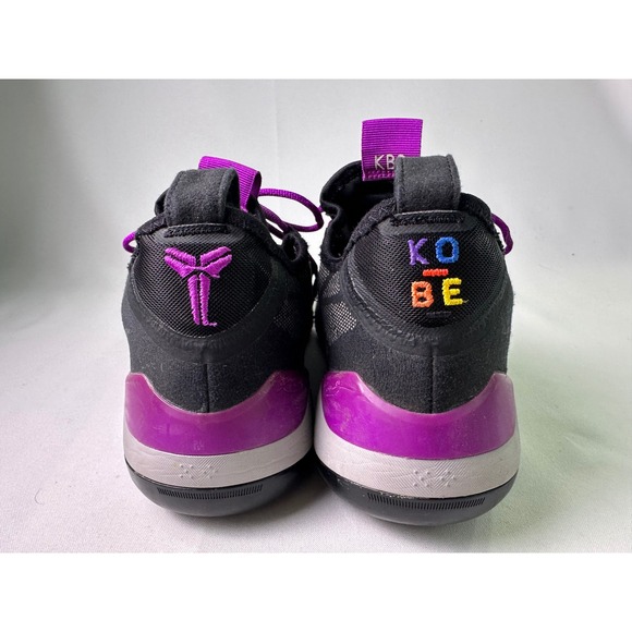 Nike Kobe AD 2018 Lakers Away Black Vivid Purple Mens Size 10.5 AV3555-002 Mamba - Picture 5 of 16